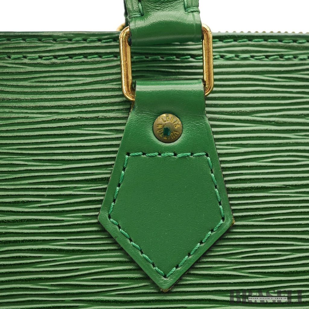 LOUIS VUITTON Epi Speedy 30 Hand Bag Mini Boston Borneo Green M43004 Leather