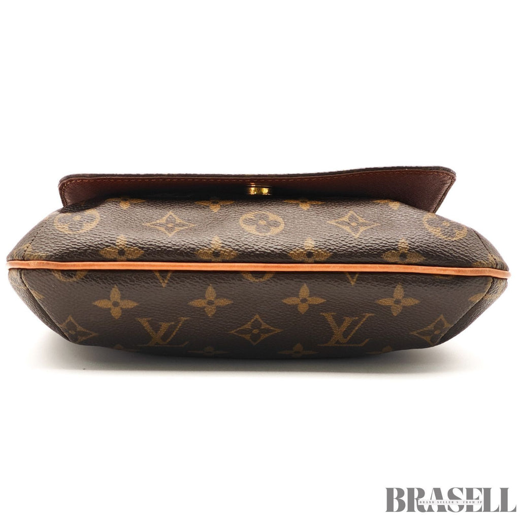 Louis Vuitton Musette Salsa M51387 Monogram Canvas Brown Shoulder Bag Woman