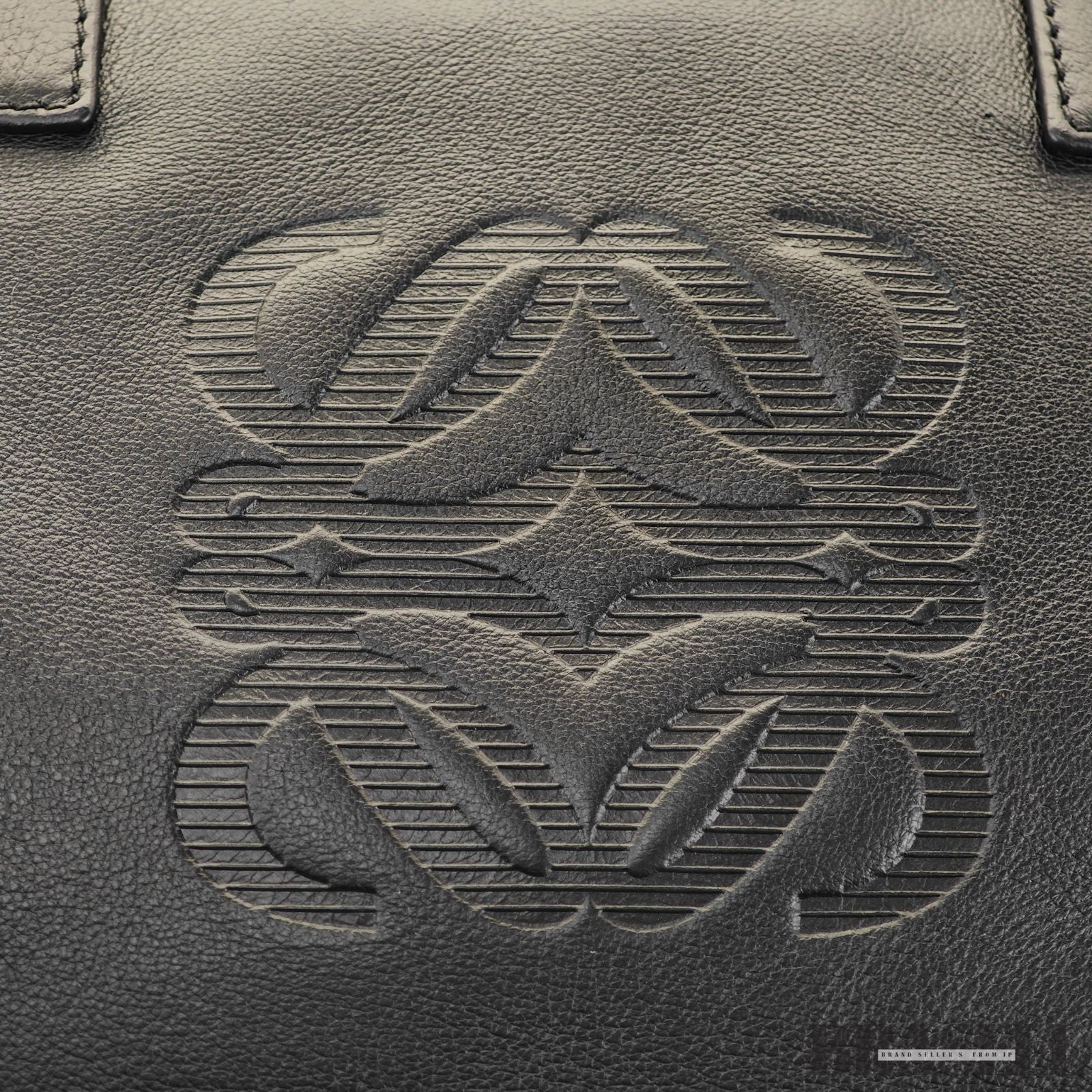 LOEWE Amazona 36 Handbag Horizontal Black with Silver Hardware