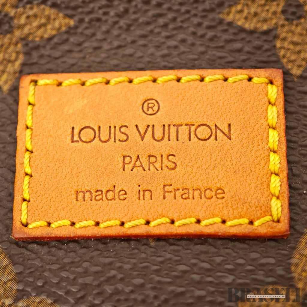 Louis Vuitton Saumur 35 M42254 Shoulder Bag Monogram Canvas Leather Brown Woman