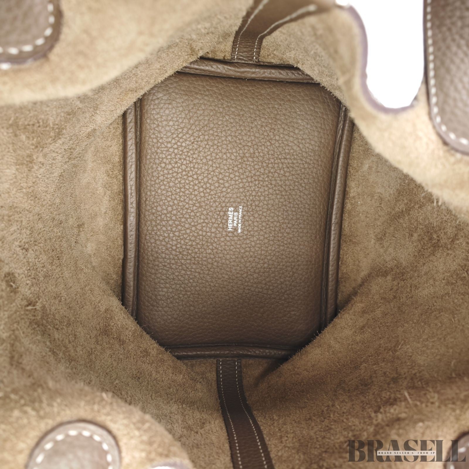 Hermes Picotin Lock PM 18 etoupe Handbag Women's With Padlock Key