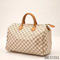 LOUIS VUITTON  Damier Azur Speedy 35 N41535 Handbag White Boston Bag Women's