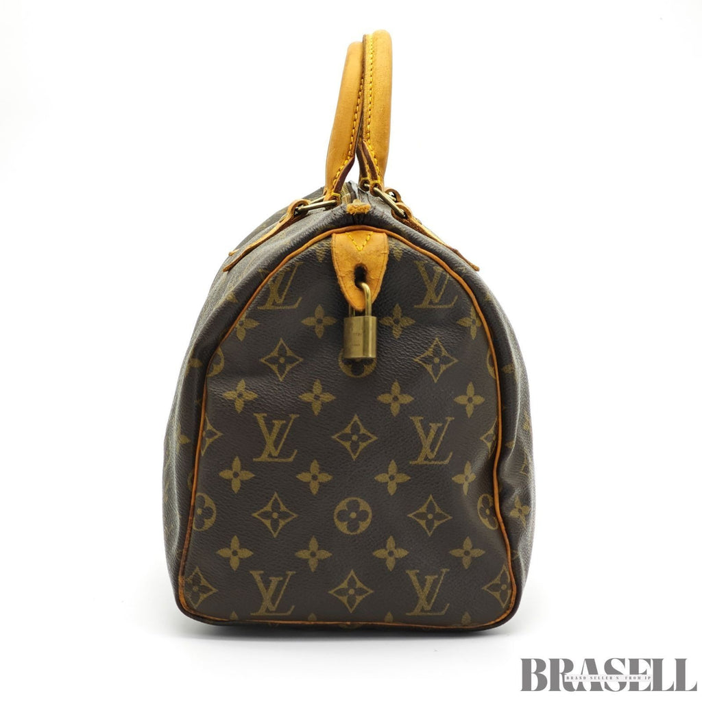 LOUIS VUITTON Speedy 30 M41526 Monogram Handbag Brown Women’s