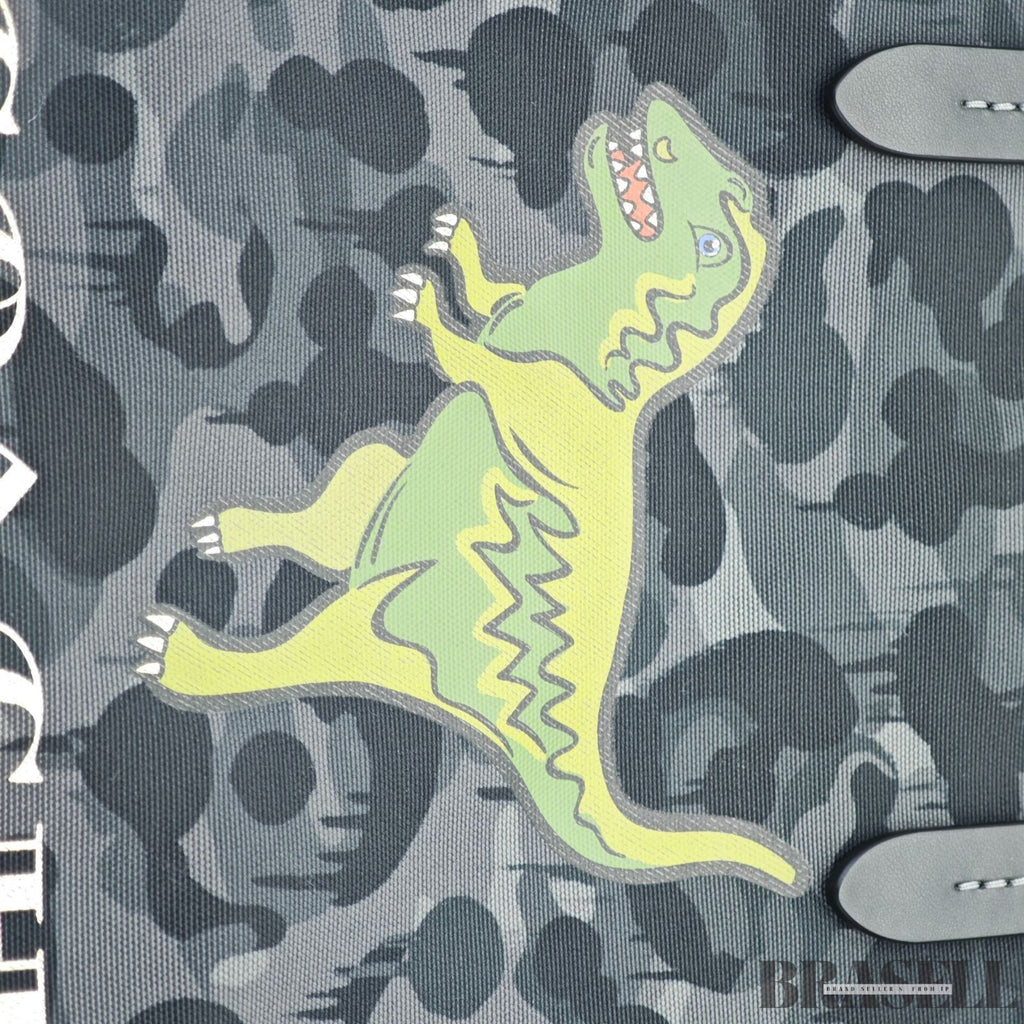 COACH Camo Print and Rexy Tote CCD11 A5F Dinosaur Tote Bag Black