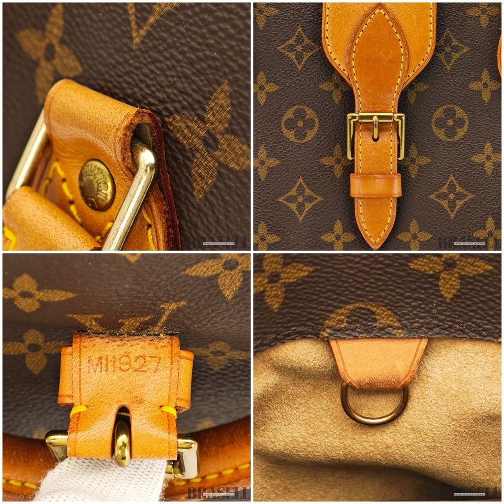 Louis Vuitton Monogram Rivoli M53380 Business Bag Handbag Brown Canvas Unisex