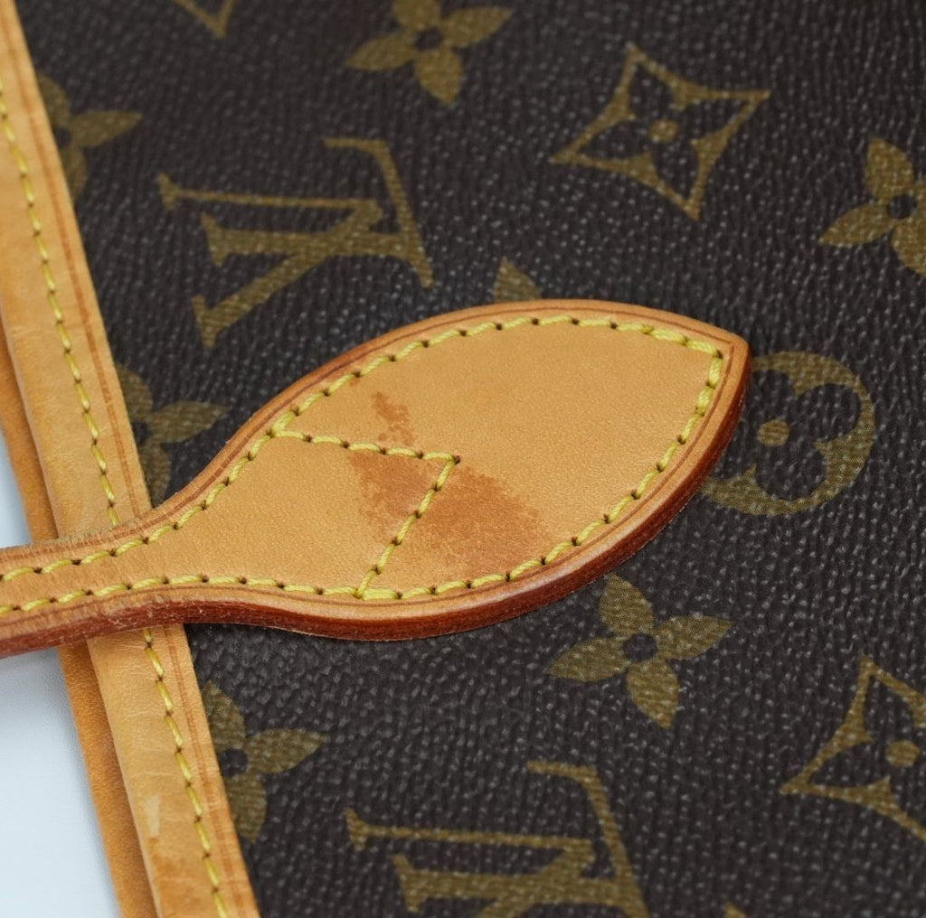 LOUIS VUITTON Monogram Neverfull MM Pivoine Tote Bag with Pouch M41178