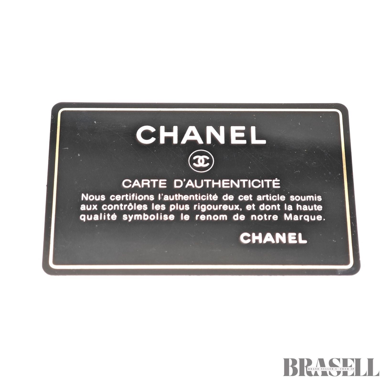 CHANEL Top Handle Bag Caviar Leather Handbag Black Women's with Dust Bag Card