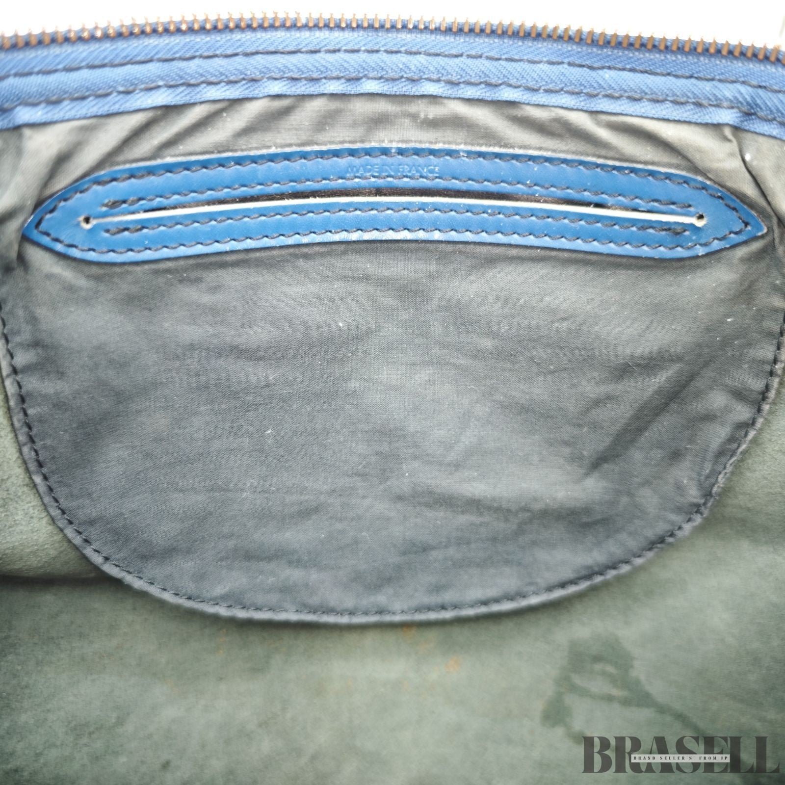 LOUIS VUITTON M42985 Epi Speedy 40 Boston Bag Handbag Blue Leather VI1900