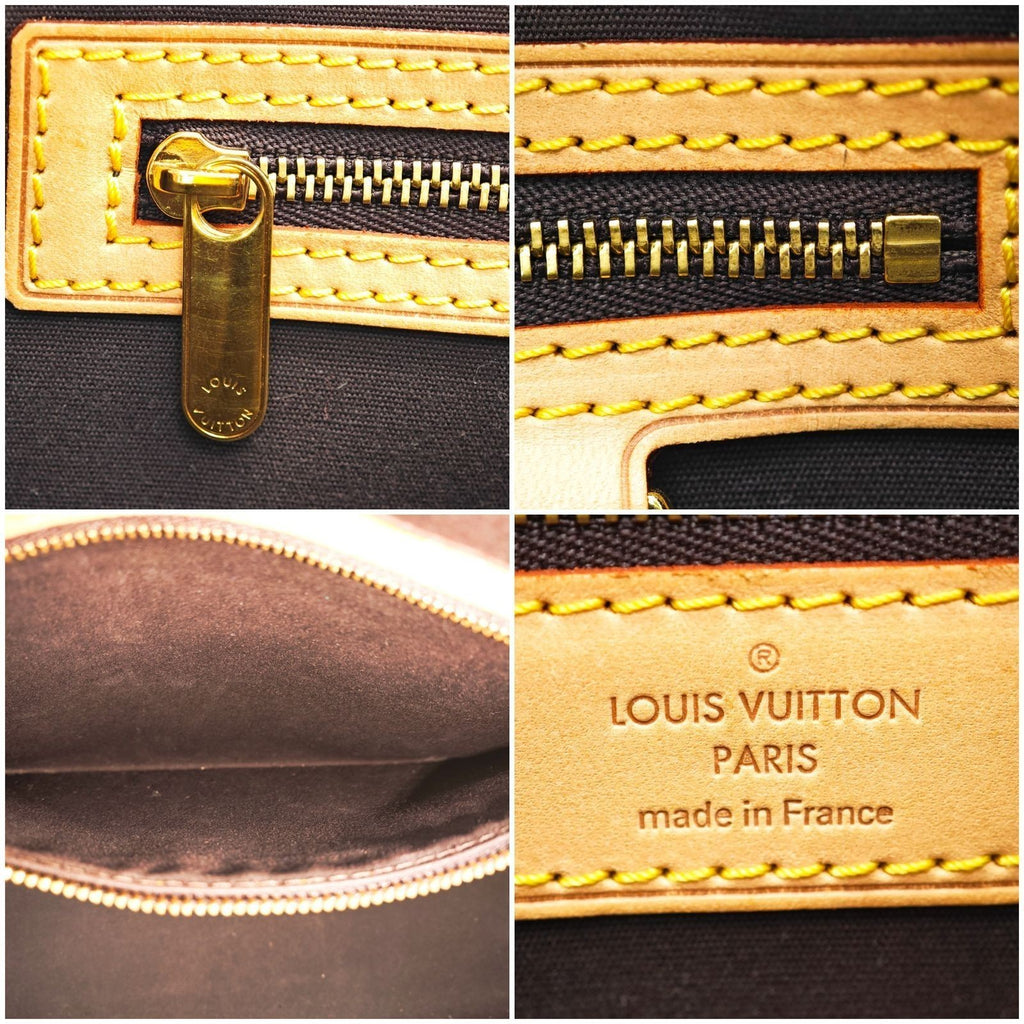 LOUIS VUITTON Blair MM M91690 Monogram Vernis Purple 2-Way Shoulder Handbag