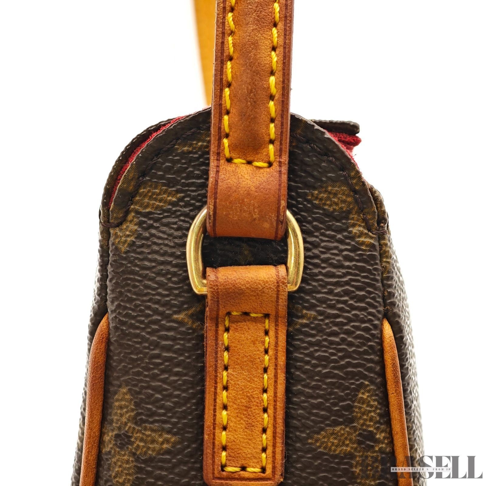 Louis Vuitton Recital M51900 Monogram Canvas Brown Handbag w/Box Dust Bag