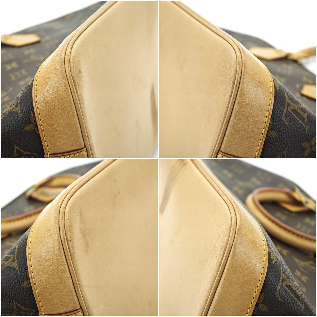 LOUIS VUITTON Monogram Alma M51130 Bag Brown Women's