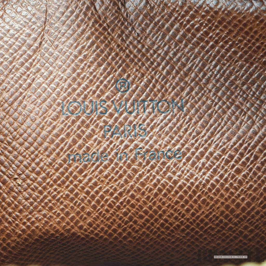 Louis Vuitton Danube M45266 Shoulder Bag Monogram Canvas Leather Vertical Brown