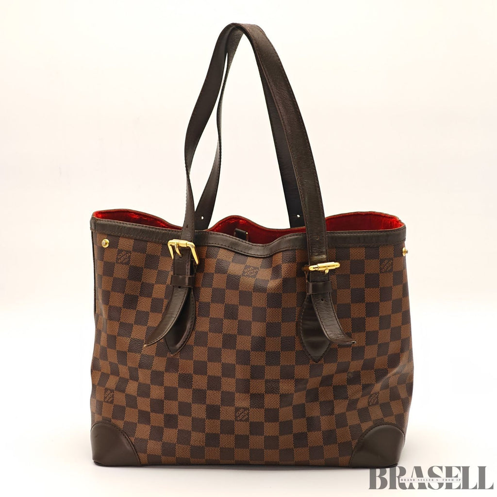 Louis Vuitton Hampstead MM N51204 Handbag Tote Bag Large Capacity Brown