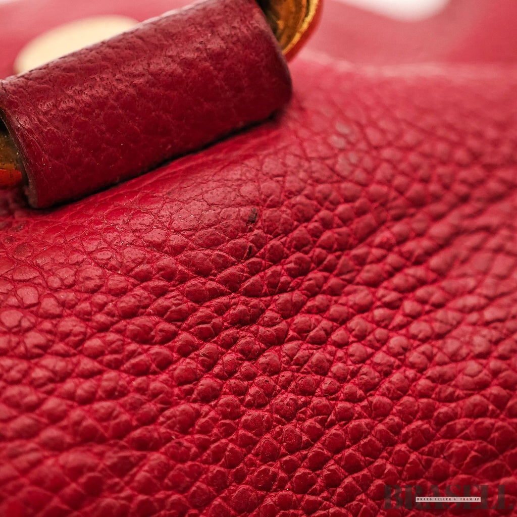 Louis Vuitton Speedy Bandoulière 25 Bag Handbag Monogram Empreinte Red Women’s