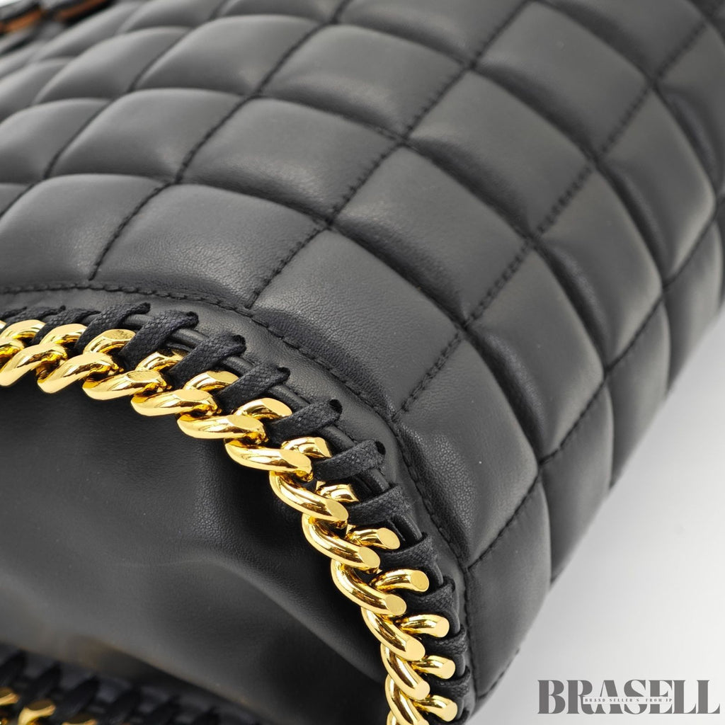 Stella McCartney Falabella 371223WP0269 Handbag/Shoulder Bag Embossed Gold Chain