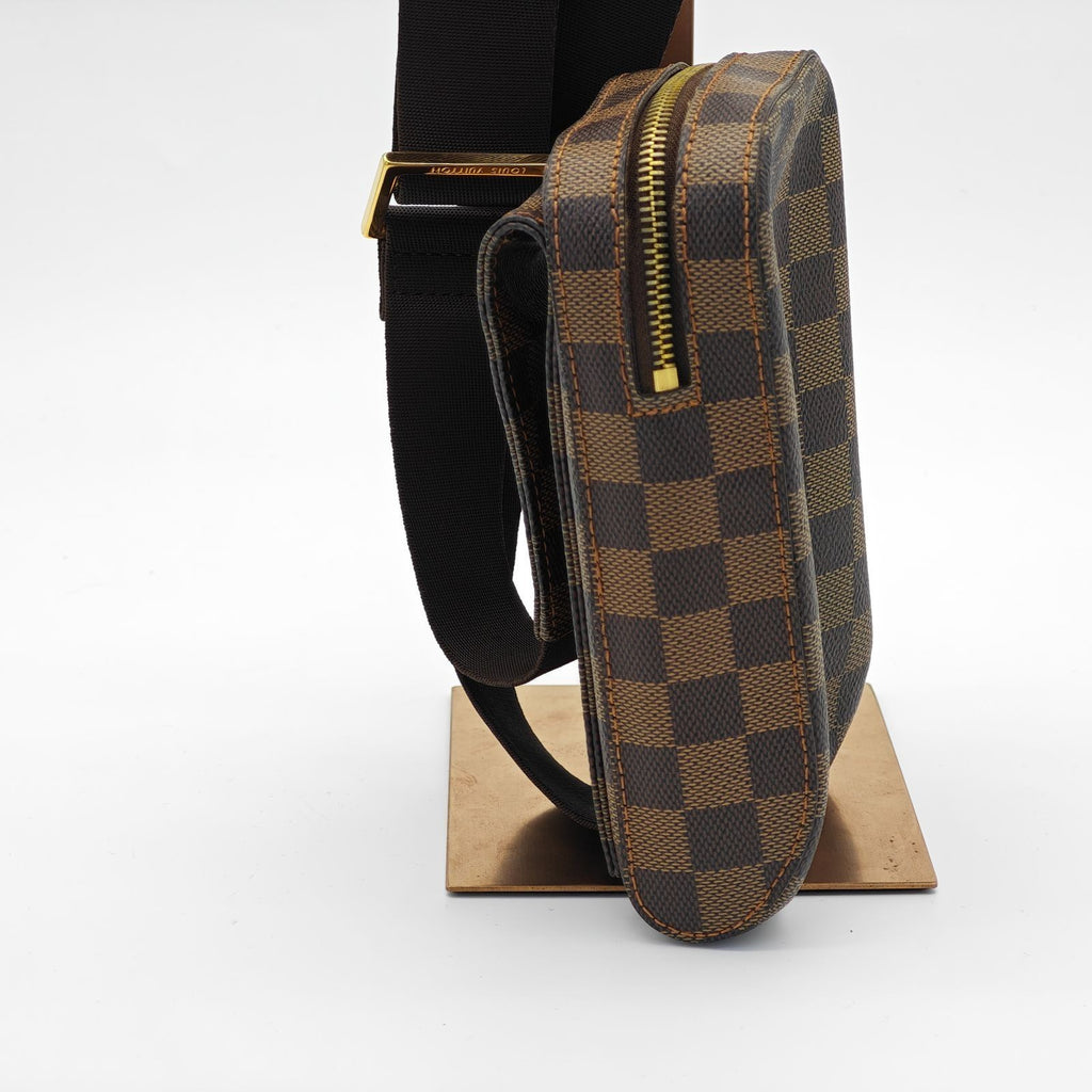 LOUIS VUITTON Damier Geronimos N51994 Shoulder/Body Bag Brown Men Women
