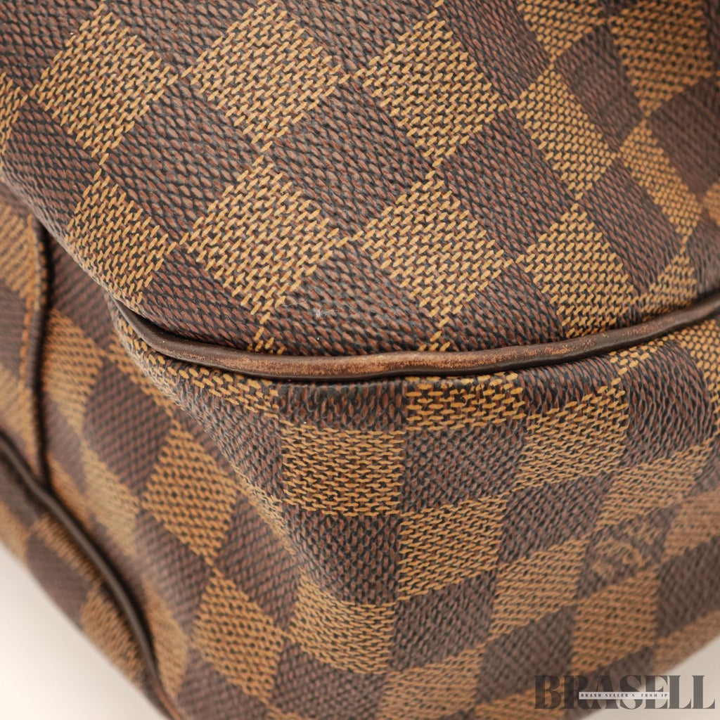 LOUIS VUITTON Evora MM 2 Way Shoulder Handbag N41131 Damier Canvas Brown