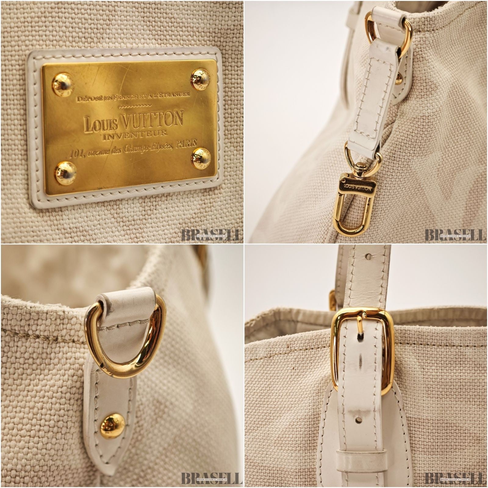 Louis Vuitton Tahitienne PM M95674 Tote Bag Large Capacity Sable Beige