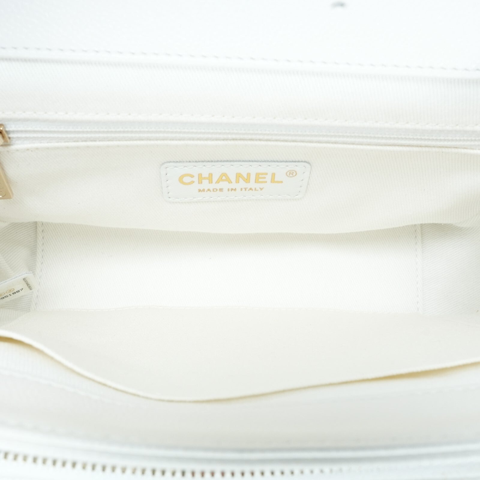Last Sale CHANEL Matelasse Affinity 2Way Shoulder Bag Caviar calfskin White