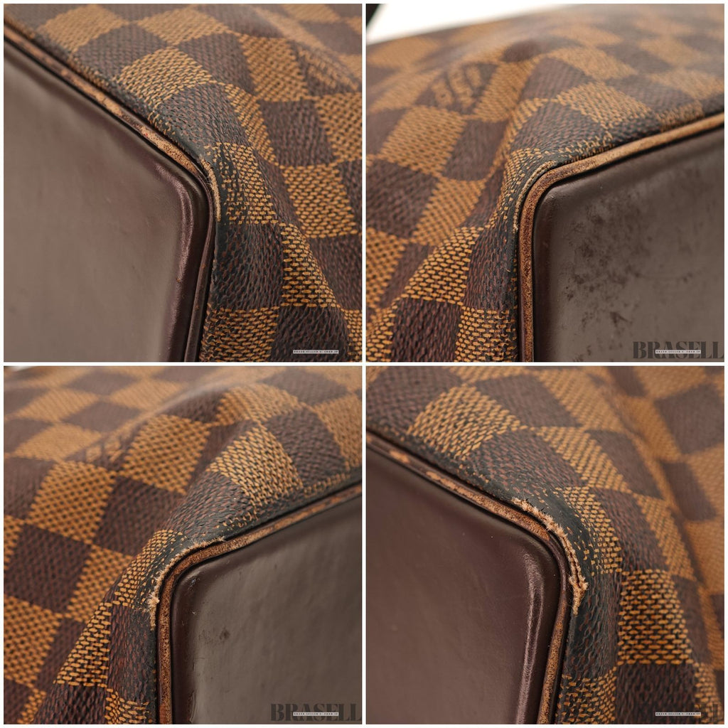 Louis Vuitton Chelsea N51119 Handbag Tote Bag Horizontal Large Capacity Brown