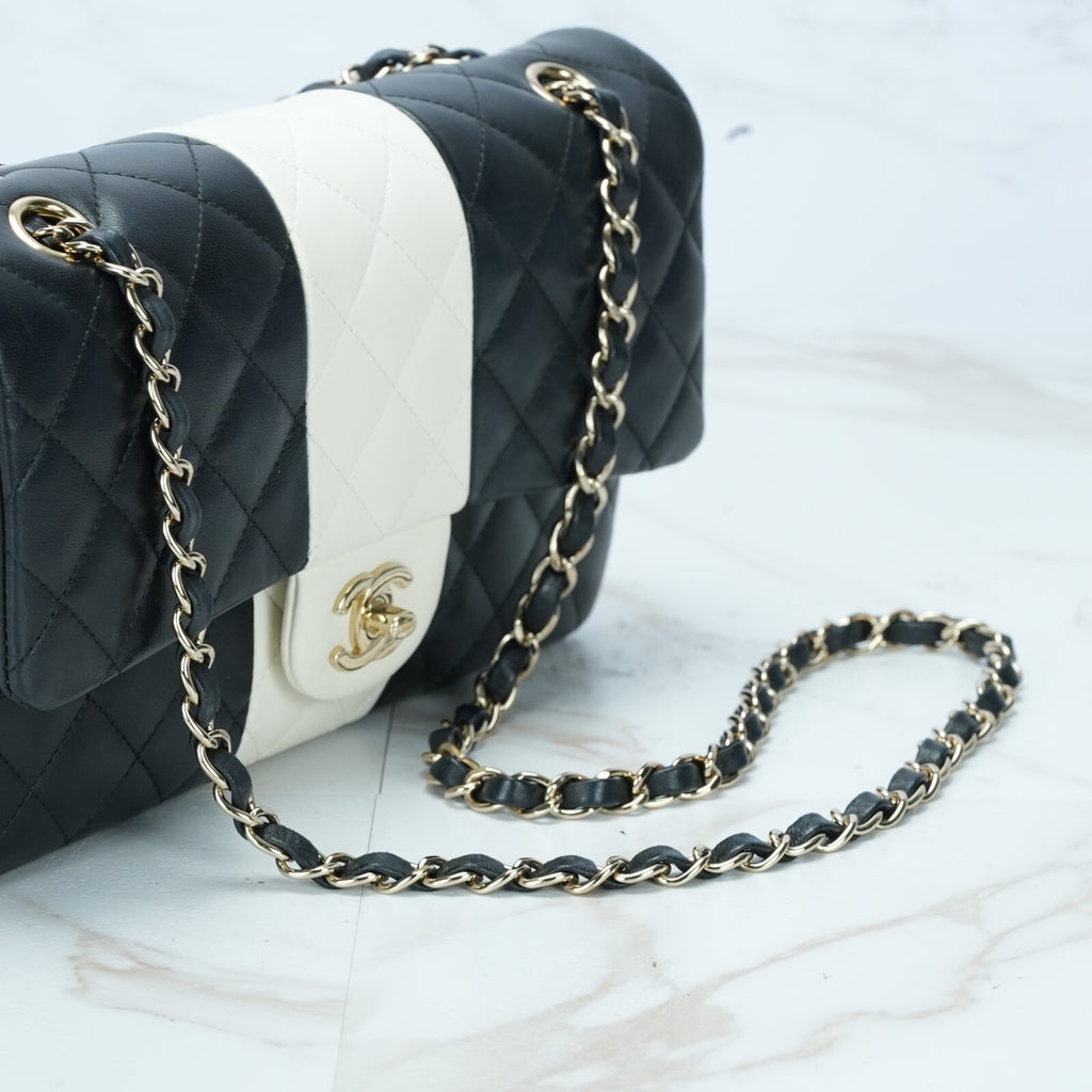 CHANEL matelasse W Flap Classic Chain Shoulder Bag A01112 Lambskin by Color【S】