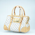 LOUIS VUITTON Berkeley N52001 Boston Bag Travel Large Capacity White