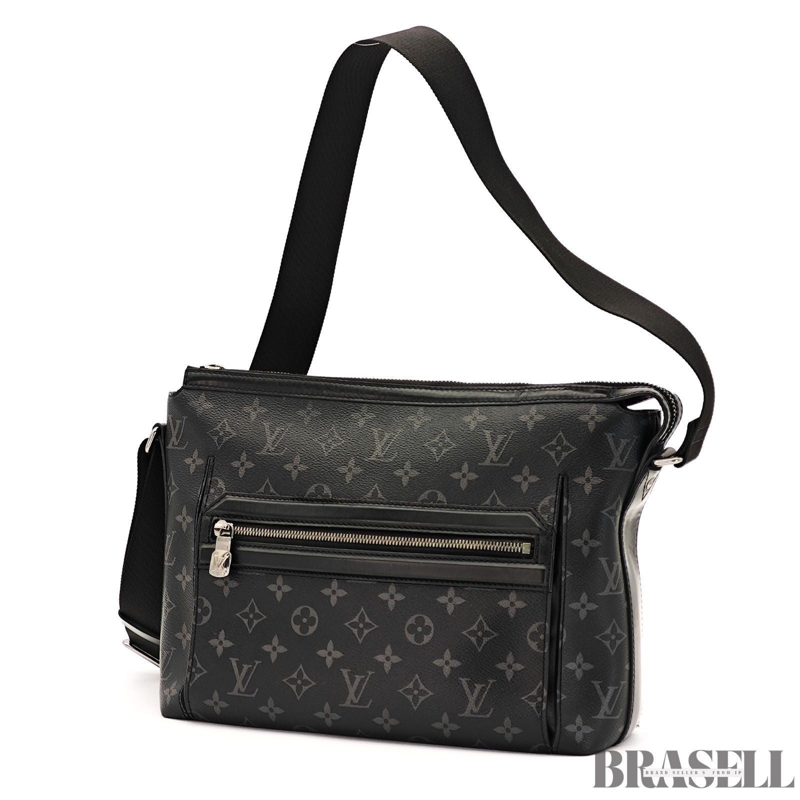 Louis Vuitton Odyssee Messenger PM M44223 Shoulder Bag Monogram Eclipse Black