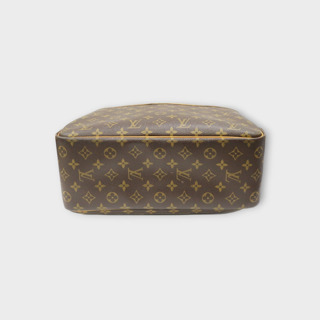 Louis Vuitton M47270 Bowling Vanity Deauville Brown PVC Leather【B】