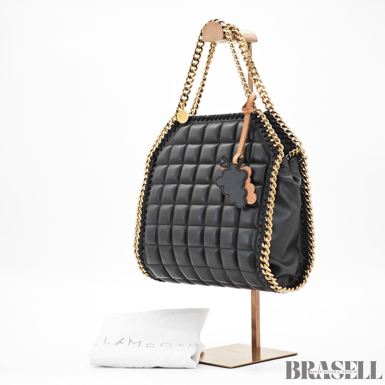 Stella McCartney Falabella 371223WP0269 Handbag/Shoulder Bag Embossed Gold Chain