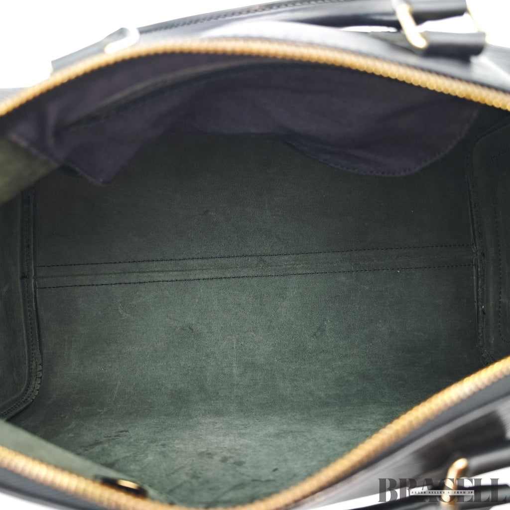 LOUIS VUITTON Epi Speedy 35 M42992 Black Boston Handbag Women’s