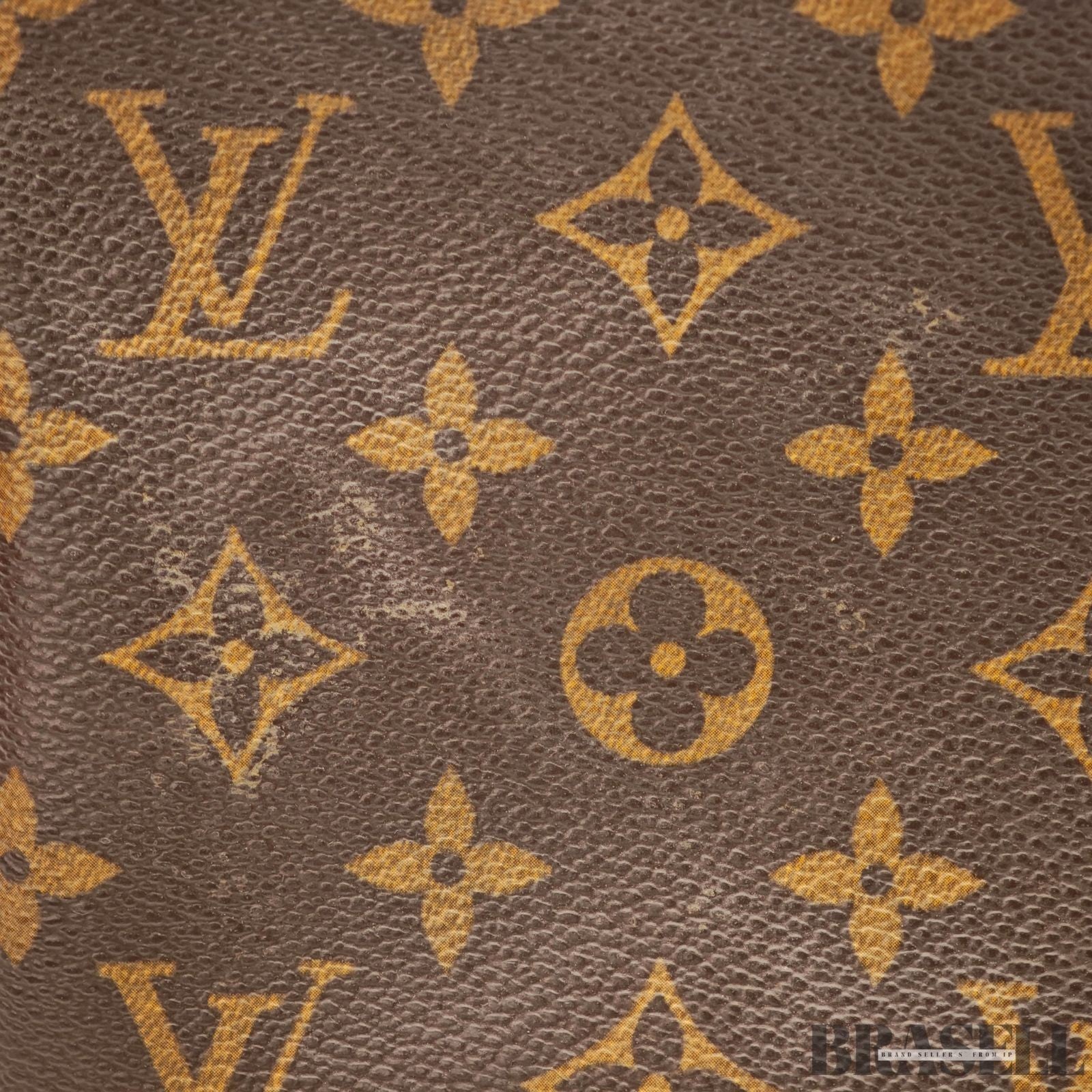 LOUIS VUITTON Pochette Accessoires Hand Bag Monogram Leather Canvas M51980