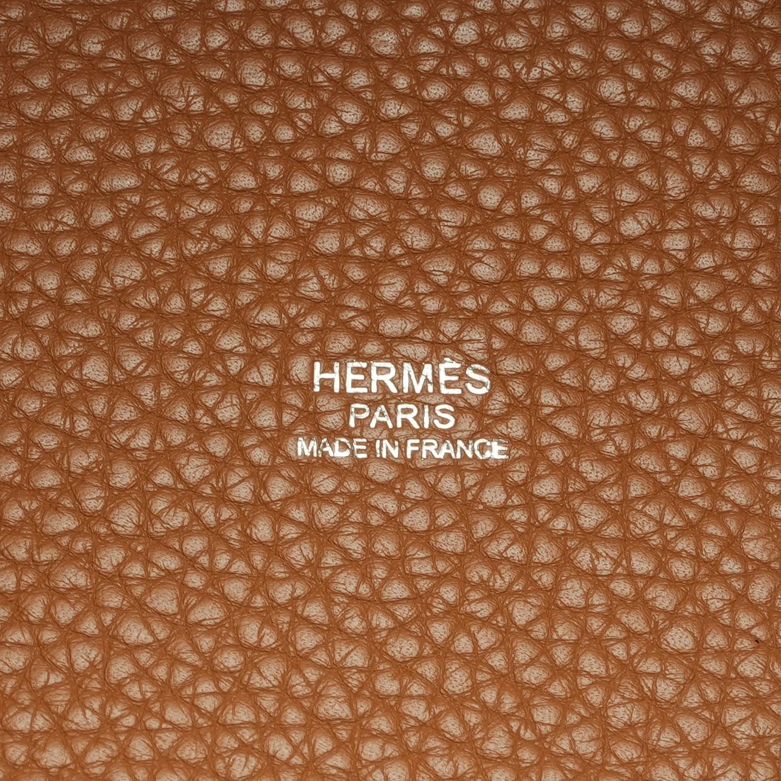 HERMES Picotin Lock PM 18 Gold Taurillon Clemence Leather Bag