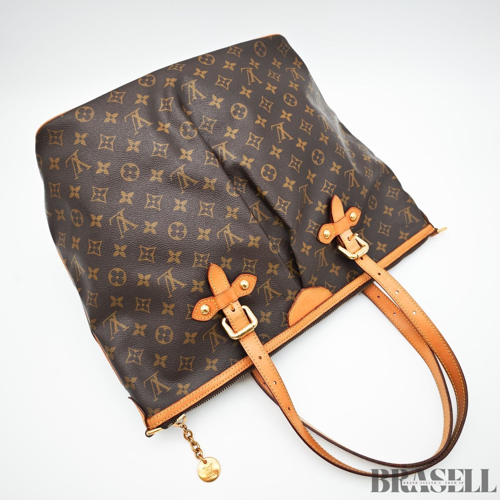 LOUIS VUITTON LV Palermo GM Shoulder Tote Bag Monogram M40146 Brown