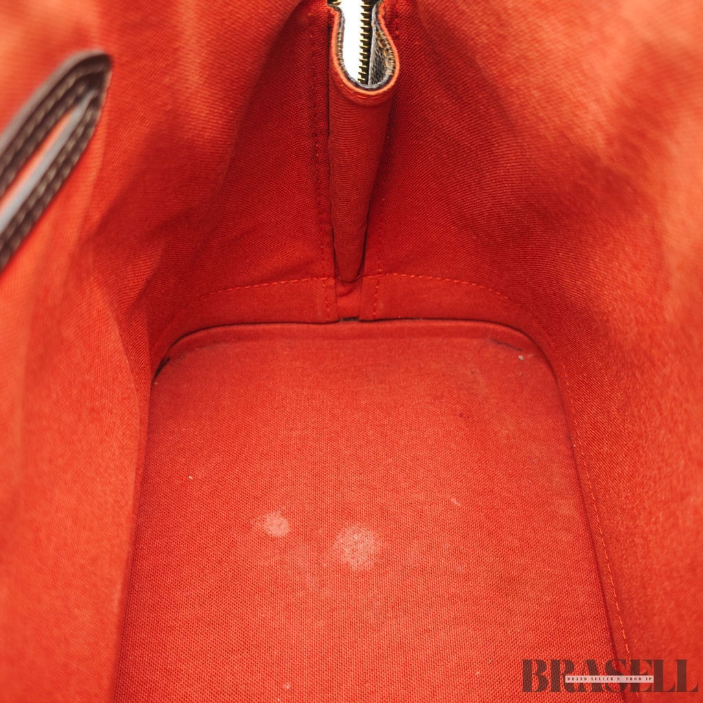 Louis Vuitton Hand Bag N51131 Alma Ebene Damier Canvas Brown FL1014