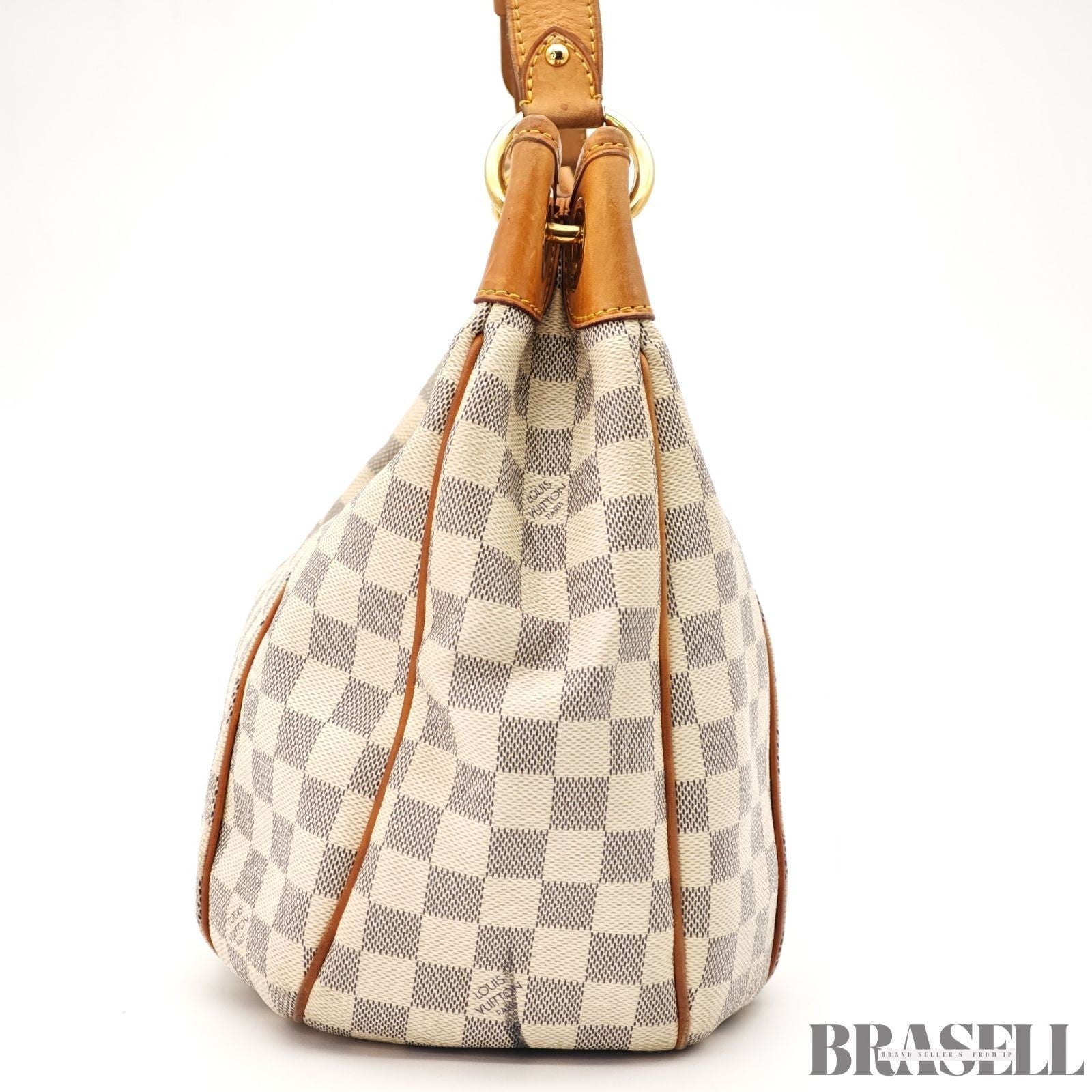 Louis Vuitton Galliera GM N55216 Damier Azur Canvas Tote Bag Handbag White