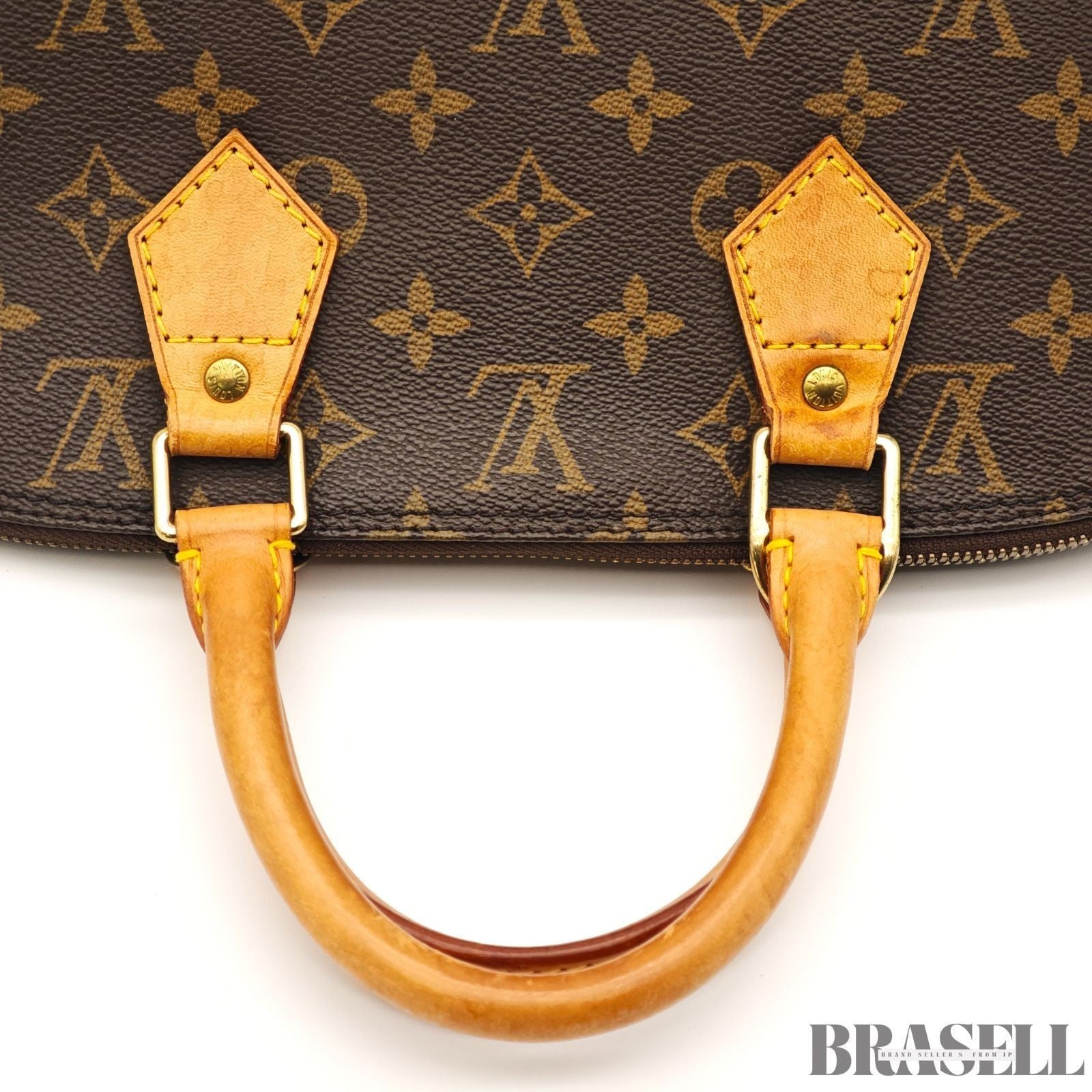 Louis Vuitton Monogram Alma PM Handbag Tote Bag M53151 Canvas Brown Woman