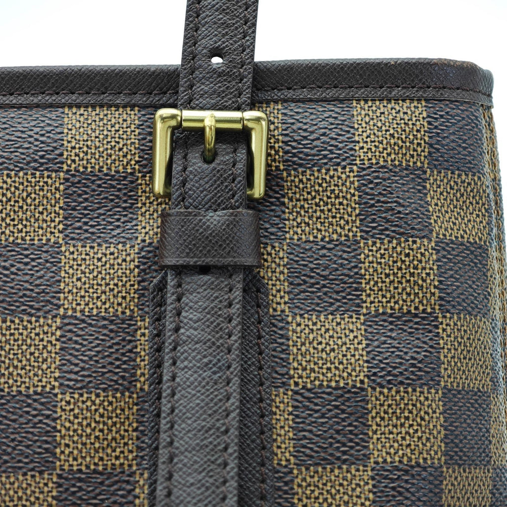 LOUIS VUITTON Damier Male Bucket Bag N42240 Tote Bag Bucket Bag Brown Women's