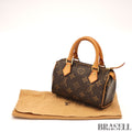 Auth Louis Vuitton Monogram Mini Speedy M41534 Hand Bag Tote Bag with Dust Bag