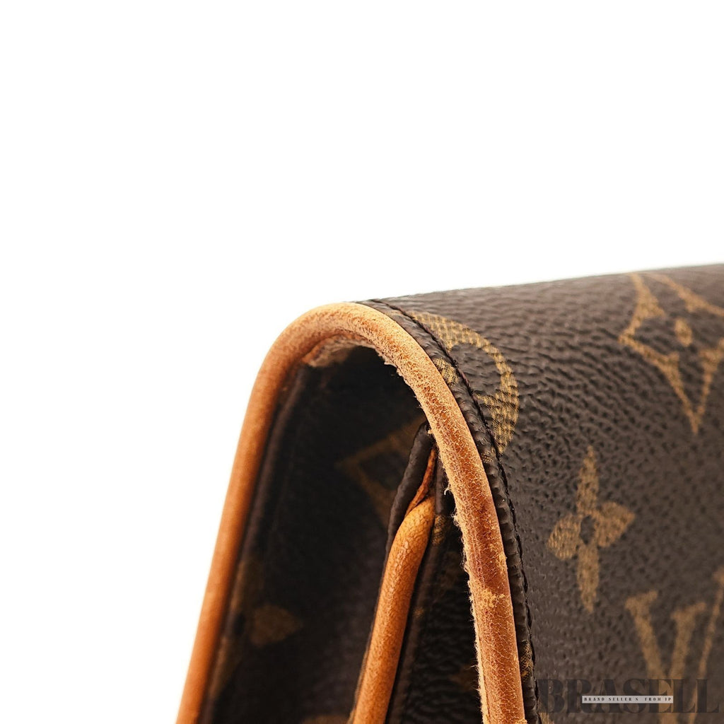 LOUIS VUITTON Pochette Twin GM 2Way Shoulder Bag Monogram Brown Spain CA0030