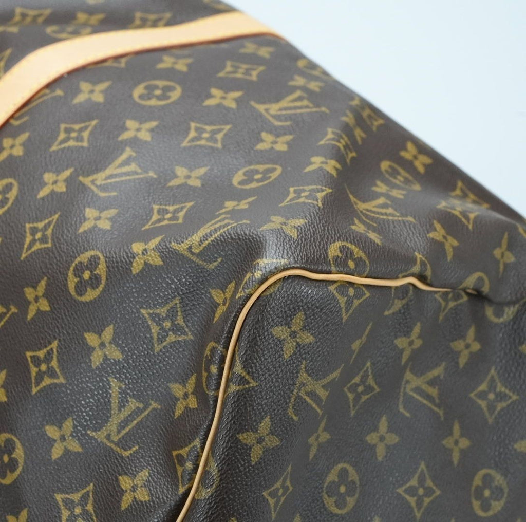 LOUIS VUITTON Keepall 55 M41416 Boston Bag Travel Bag Brown Large Capacity