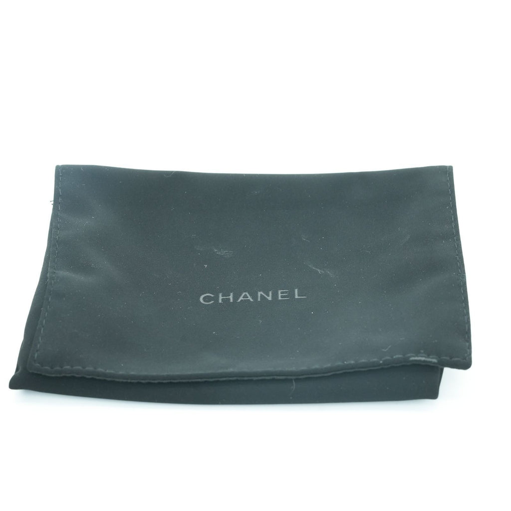 CHANEL Matelasse Bifold Wallet with Bill Compartment and Card Case Black