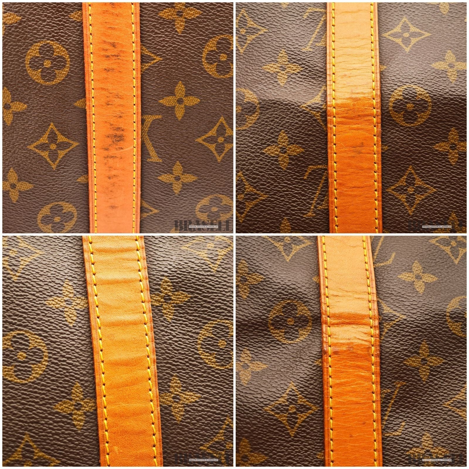 LOUIS VUITTON Keepall Bandouliere 55 M41414 Monogram Travel Bag