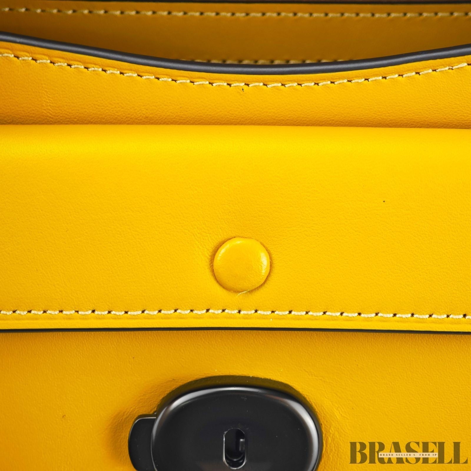 COACH Tabby Messenger Bag Shoulder Bag Flap Compact Yellow Women's