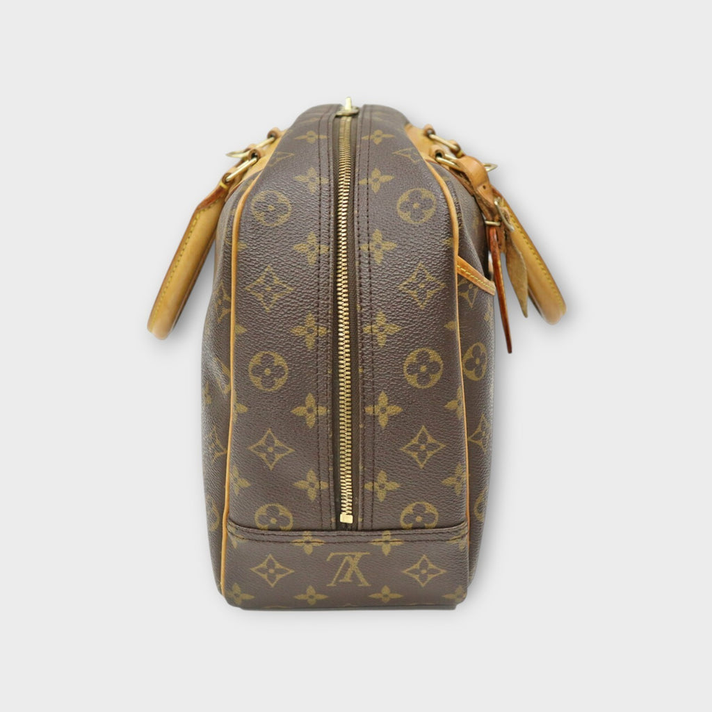 Louis Vuitton M47270 Bowling Vanity Deauville Brown PVC Leather【B】