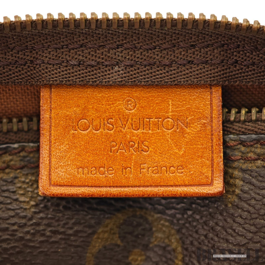 Auth Louis Vuitton Monogram Mini Speedy Hand Bag M41534 Mini Boston Bag Brown