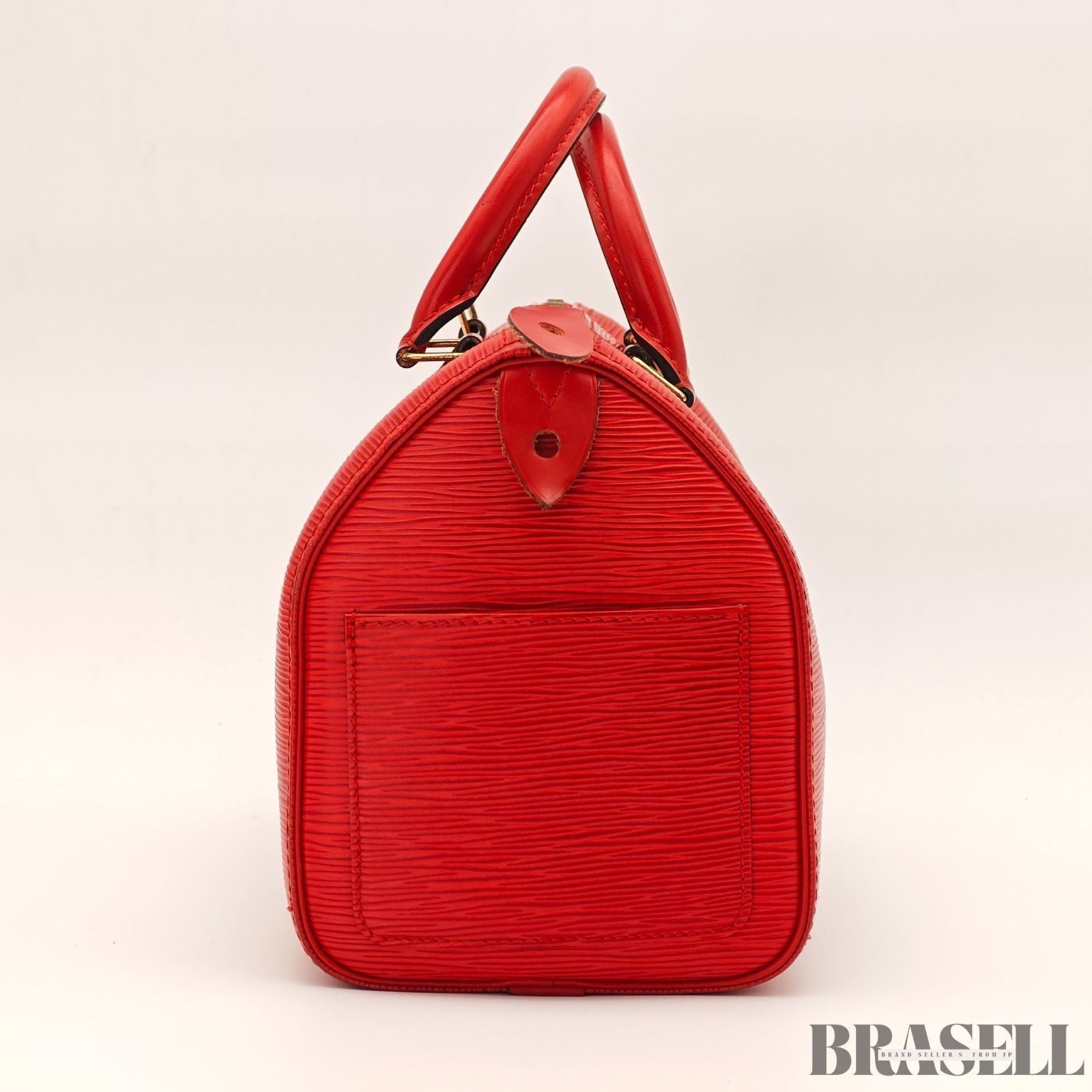 Louis Vuitton Epi Speedy 25 M43017 Mini Boston Bag Handbag Castilian Red