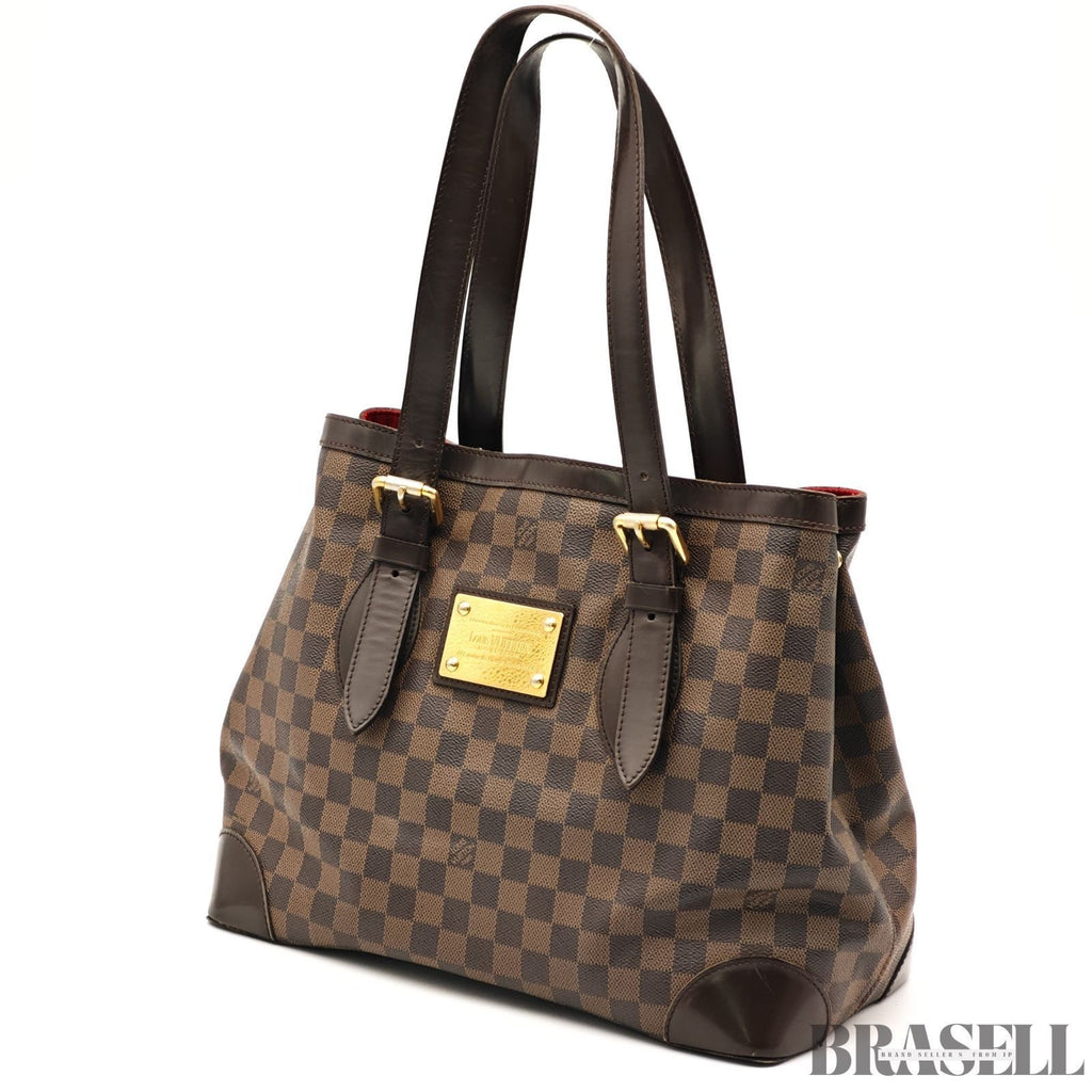 Louis Vuitton Hampstead MM N51204 Damier Ebene Tote Bag Handbag Brown