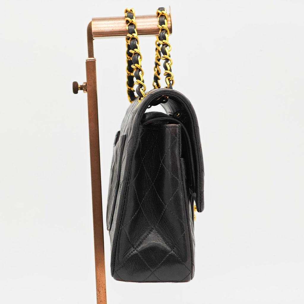 CHANEL Matelasse Chain Shoulder Bag 2way Flap Black Women's Men's