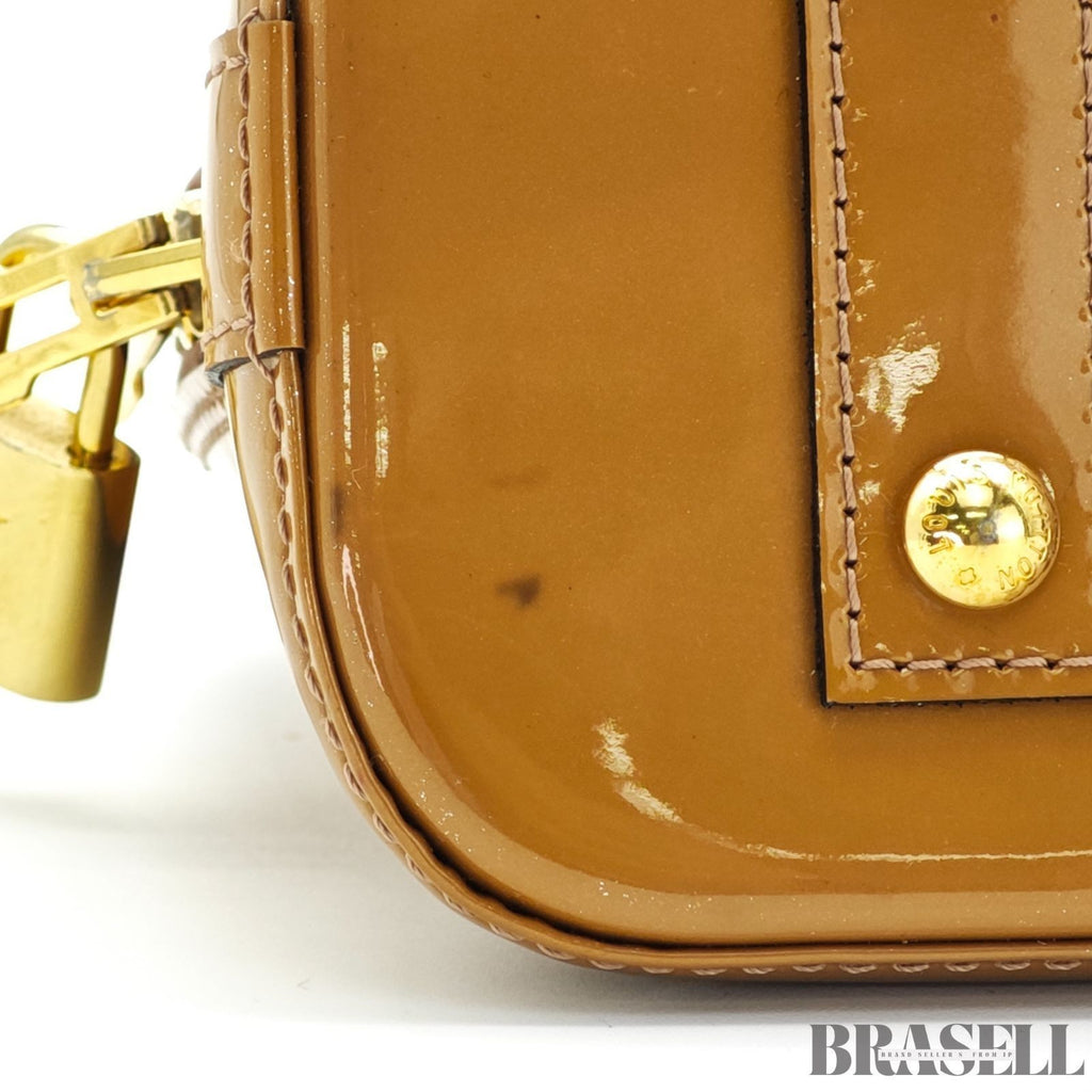 Louis Vuitton Alma BB M91585 Handbag Shoulder Bag 2Way Rose Velour Woman