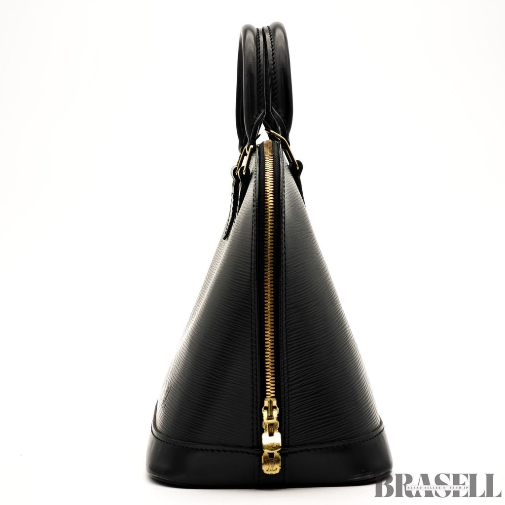 LOUIS VUITTON Alma PM M52802 Black Epi Leather Handbag Women’s